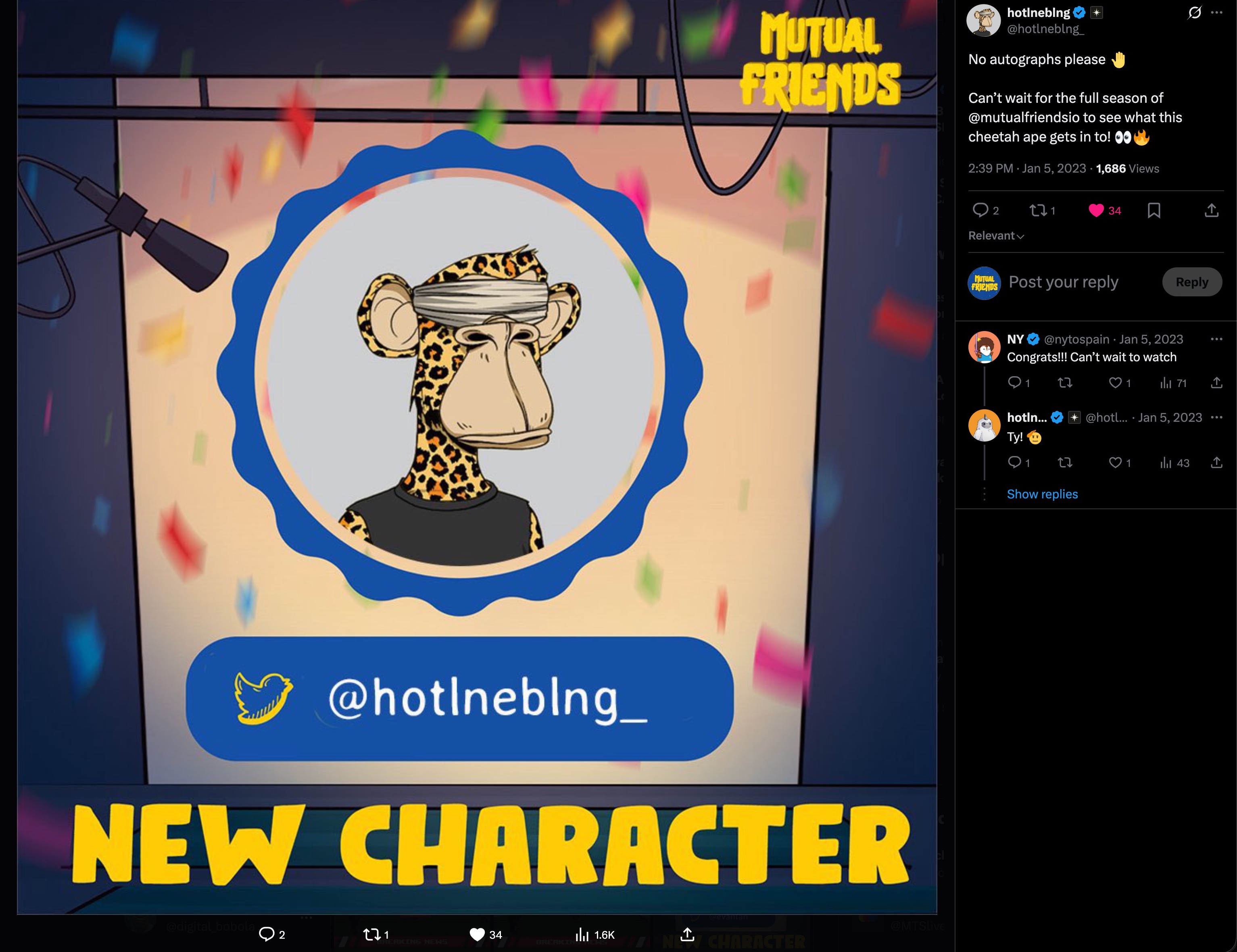 Partner announcement tweet 4